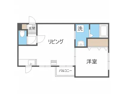 ORION188(1LDK/1階)の間取り写真