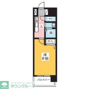 ARTIZA上前津(1K/3階)の間取り写真