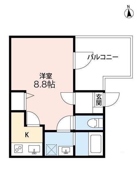 シャッツクヴェレ神楽坂(1K/4階)の間取り写真