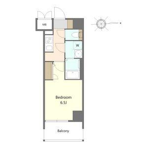 S-RESIDENCE名駅北ALESIA(1K/10階)の間取り写真