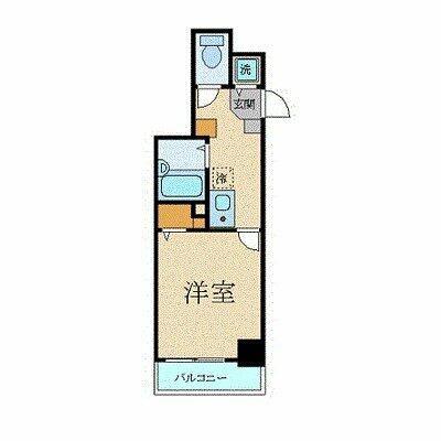 ZOOM銀座2丁目SECOND(1K/9階)の間取り写真