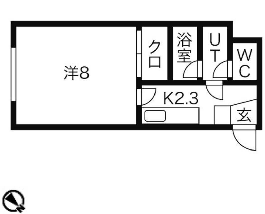 メゾン・ド・アミテエ(1K/4階)の間取り写真