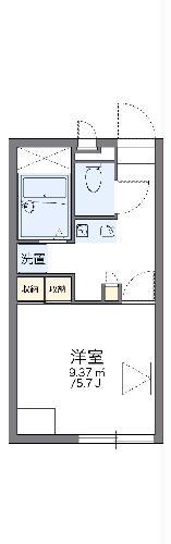 レオパレスさくらII(1K/1階)の間取り写真