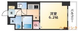 S-RESIDENCE上飯田ウエスト(1K/10階)の間取り写真