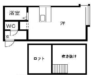 ウエストヴェリー(ワンルーム/3階)の間取り写真