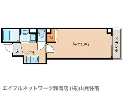 イ・ムーブルパレス梅屋町(1K/4階)の間取り写真