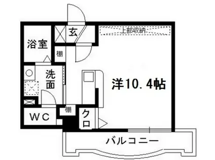 アップル第7マンション(ワンルーム/4階)の間取り写真