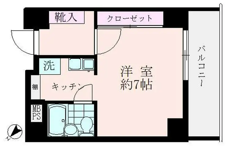 エステージ大崎 11階階 間取り