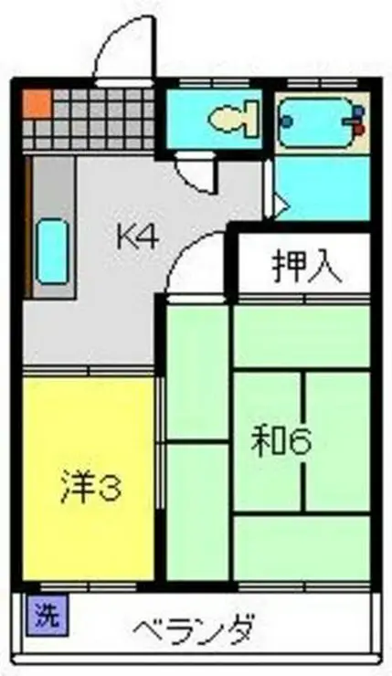 タカノハイツ 2階階 間取り