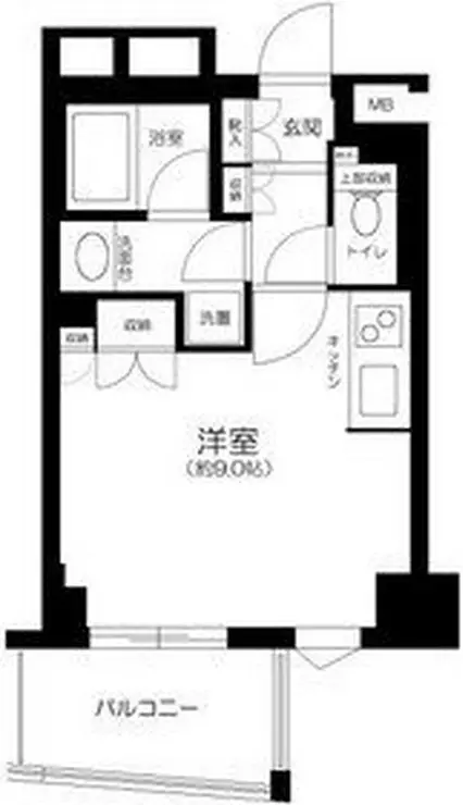 ドルフ後楽園ステーションフロント 9階階 間取り