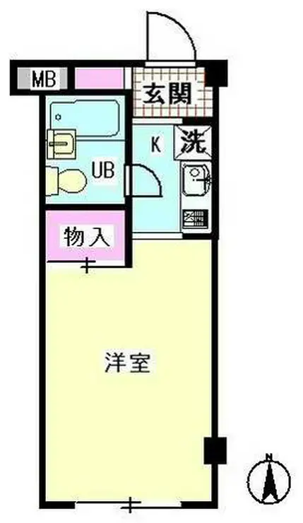 クリーンパークきさく 3階階 間取り