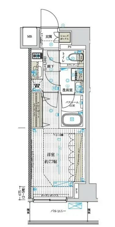 フュージョナル北綾瀬 10階階 間取り