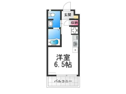 レガーロ鳳東町(ワンルーム/2階)の間取り写真
