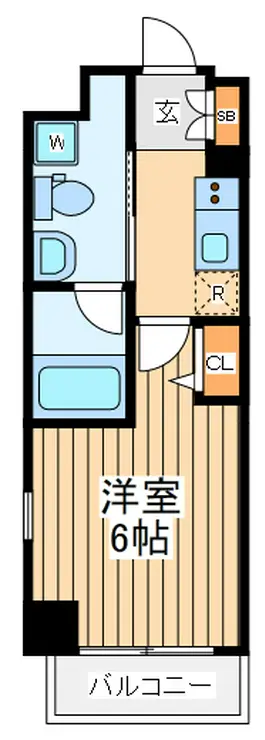 ヴェルト府中 5階階 間取り