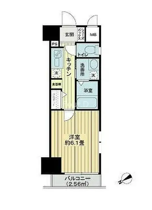 アヴァンティーク銀座2丁目弐番館 11階階 間取り