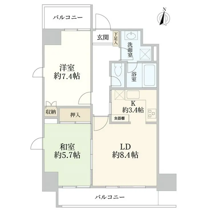 藤和シティスクエア練馬 7階階 間取り
