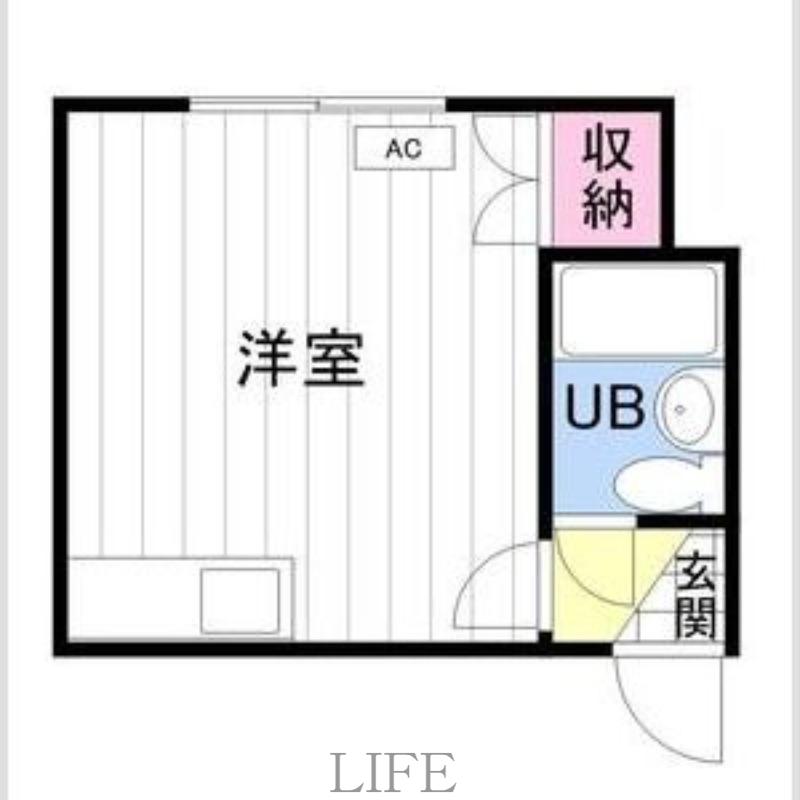 第2森宅建菊水ビル(ワンルーム/1階)の間取り写真