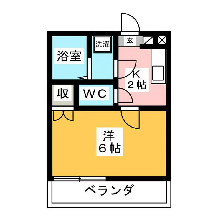 メイビル・厚木 2階階 間取り