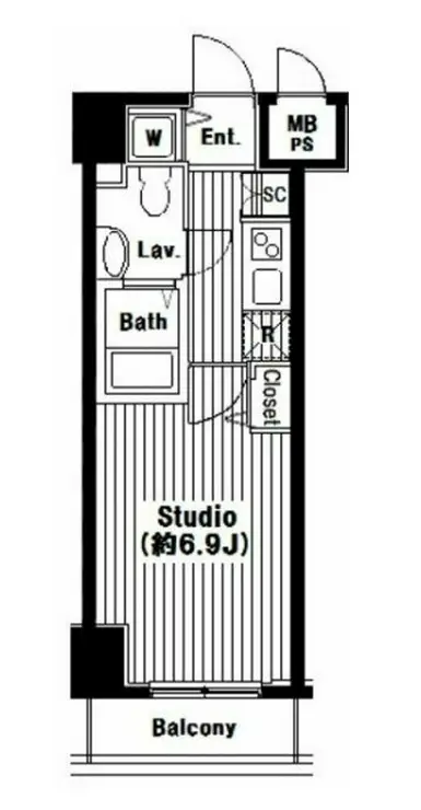 グランド・ガーラ芝公園 14階階 間取り