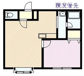 シンフォニー永山A棟(1LDK/1階)の間取り写真