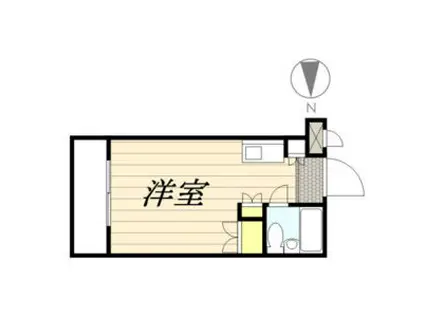 メゾン・ド・オルティ(ワンルーム/3階)の間取り写真