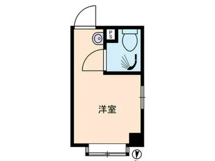 プティアムス スカイツリー前(ワンルーム/4階)の間取り写真