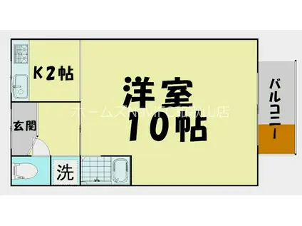 杭ノ瀬アパート(1K/1階)の間取り写真