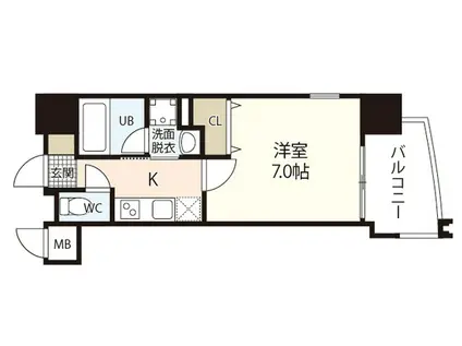 VELOCE IV(1K/6階)の間取り写真