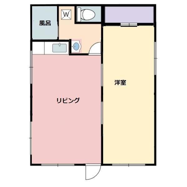 レジデンス新地(1LDK/3階)の間取り写真