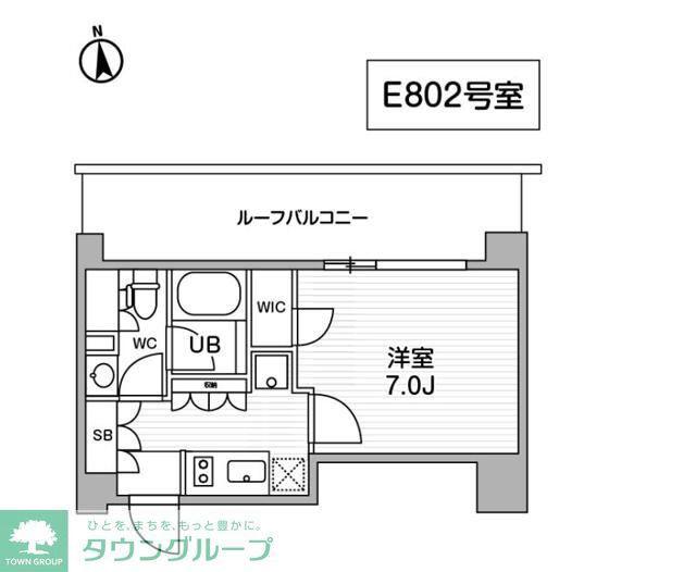 ALTERNA東池袋(1K/8階)の間取り写真
