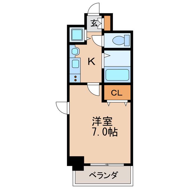 プレサンス新栄デコール(1K/10階)の間取り写真