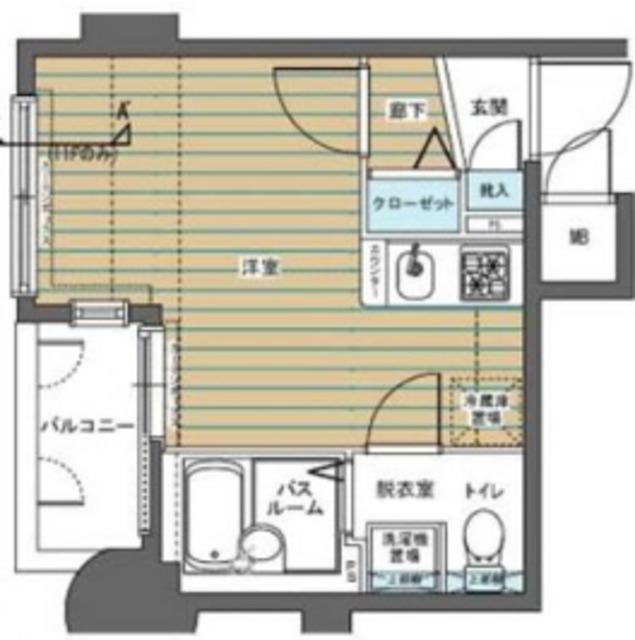 フェニックス大塚駅前弐番館(ワンルーム/11階)の間取り写真