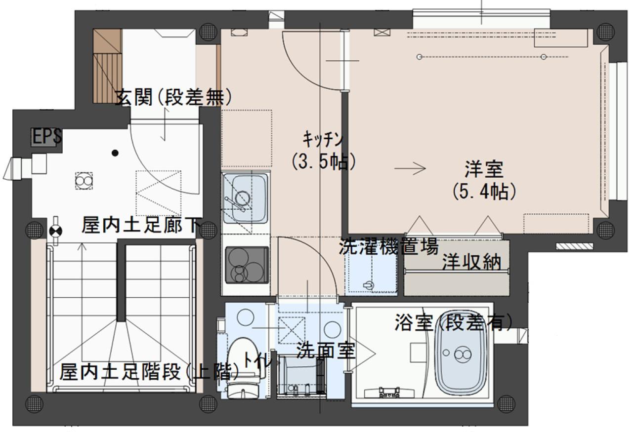 TRフォレスタ(1K/3階)の間取り写真