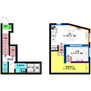RADIANCE大府II(1LDK/2階)の間取り写真