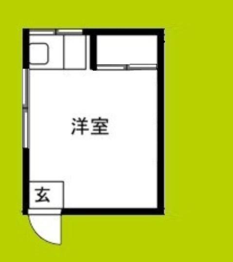 プリンスマンション(ワンルーム/3階)の間取り写真