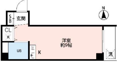 FLEUR MAISON TAMURA(ワンルーム/2階)の間取り写真