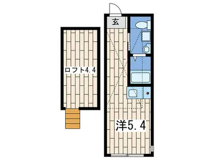BEGINZ横浜(ワンルーム/2階)の間取り写真