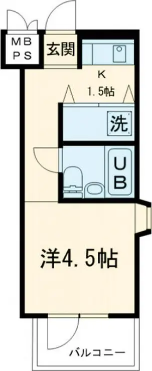 扶桑ハイツ経堂 3階階 間取り