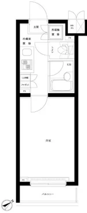 ルーブル蒲田南 2階階 間取り
