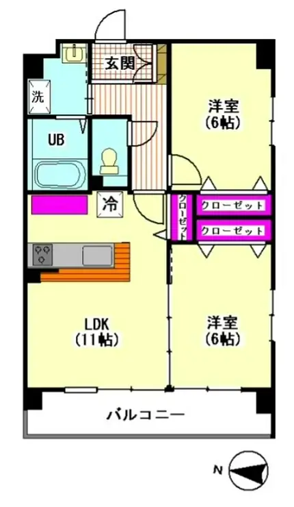 ラフィネブランシュ 1階階 間取り
