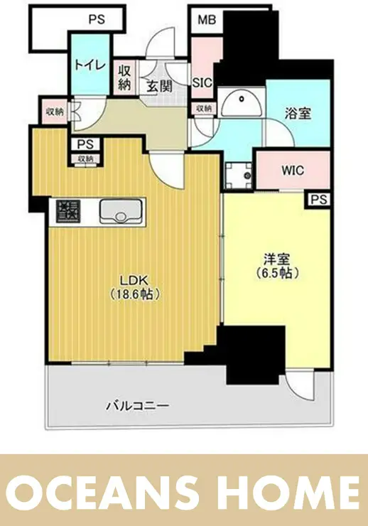 ザ・パークハウス川越タワー 4階階 間取り