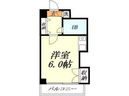 アトーレ東大門(ワンルーム/4階)の間取り写真