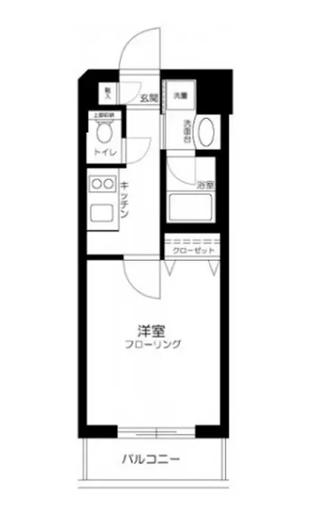 グリフィン横浜・桜木町六番館 8階階 間取り