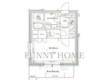 AXAS駒場東大前(1K/5階)の間取り写真