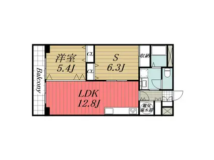 エクセル荻窪(1SLDK/4階)の間取り写真