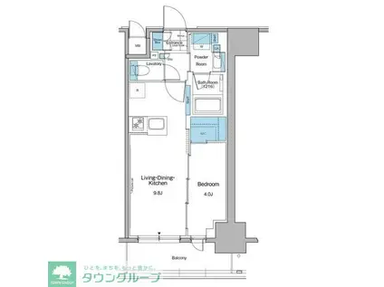 ルフォンプログレ秋葉原マークス(1LDK/7階)の間取り写真