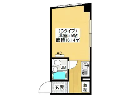クレドール井荻(ワンルーム/4階)の間取り写真
