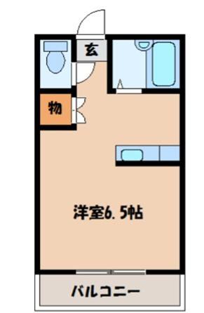 COMODOマリフ(ワンルーム/2階)の間取り写真