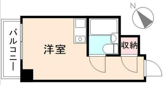 ライオンズマンション愛宕山(ワンルーム/3階)の間取り写真