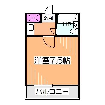 ライプハイツ(1K/3階)の間取り写真